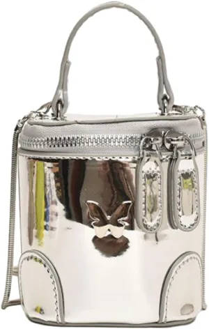 Solid Color Shoulder Handbag for Women, Cute Handbag Mini Purse, Chic Bucket Bag, Highlight Crossbody Bag with Zipper