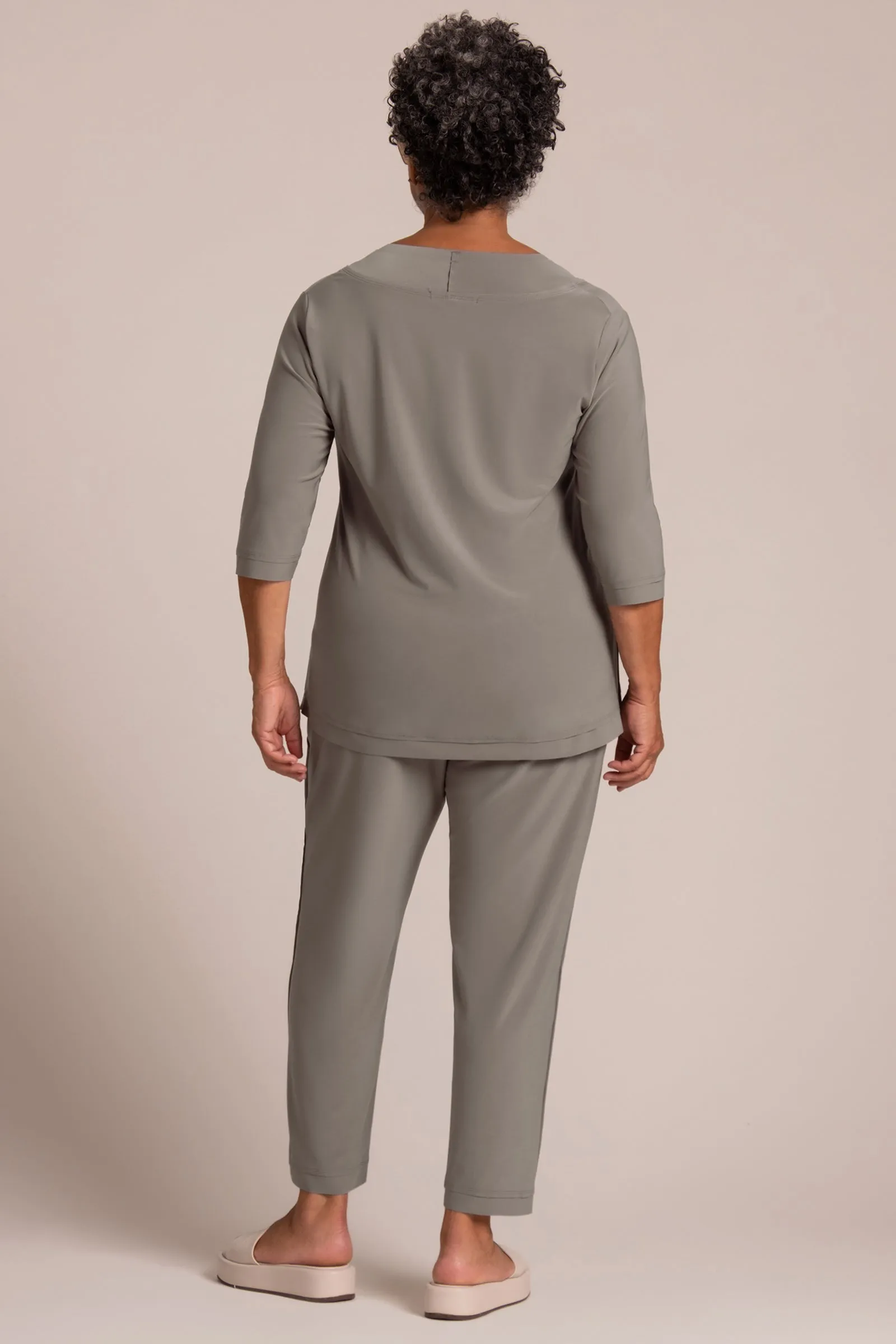 Splice V-Neck Go To Top | Taupe