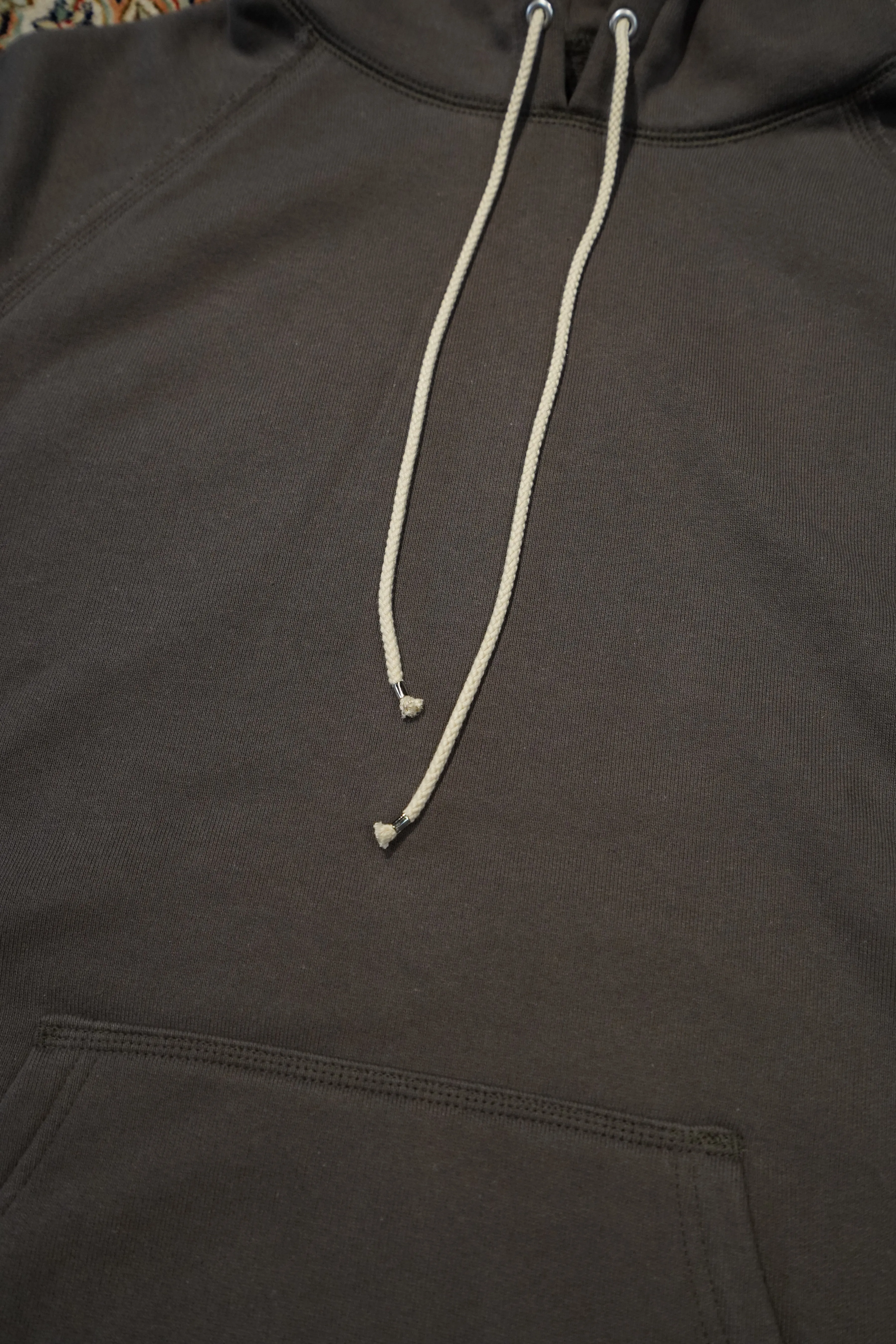 SUGARHILL RAW EDGE HOODIE (CHARCOAL BLACK)