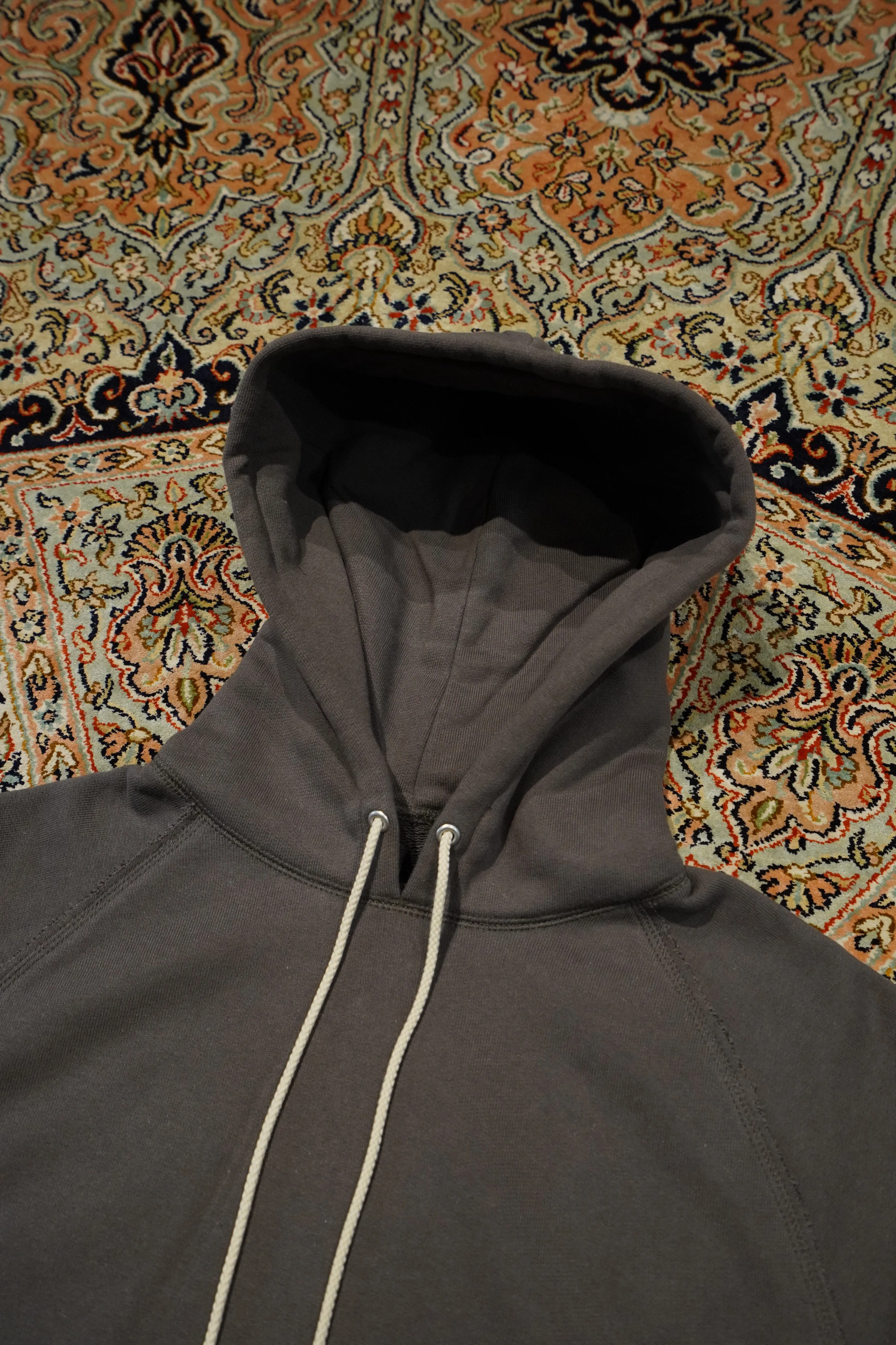 SUGARHILL RAW EDGE HOODIE (CHARCOAL BLACK)