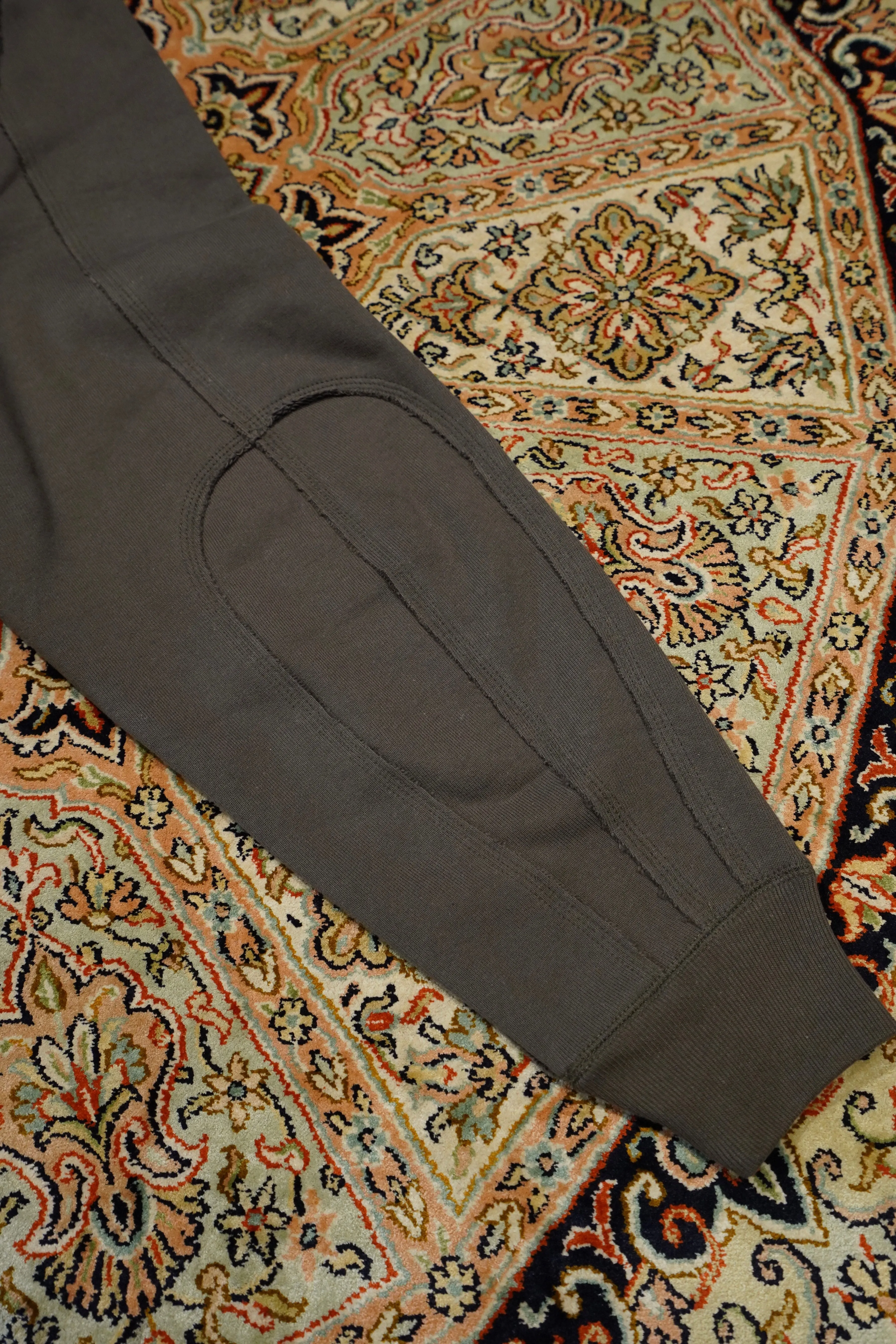 SUGARHILL RAW EDGE HOODIE (CHARCOAL BLACK)