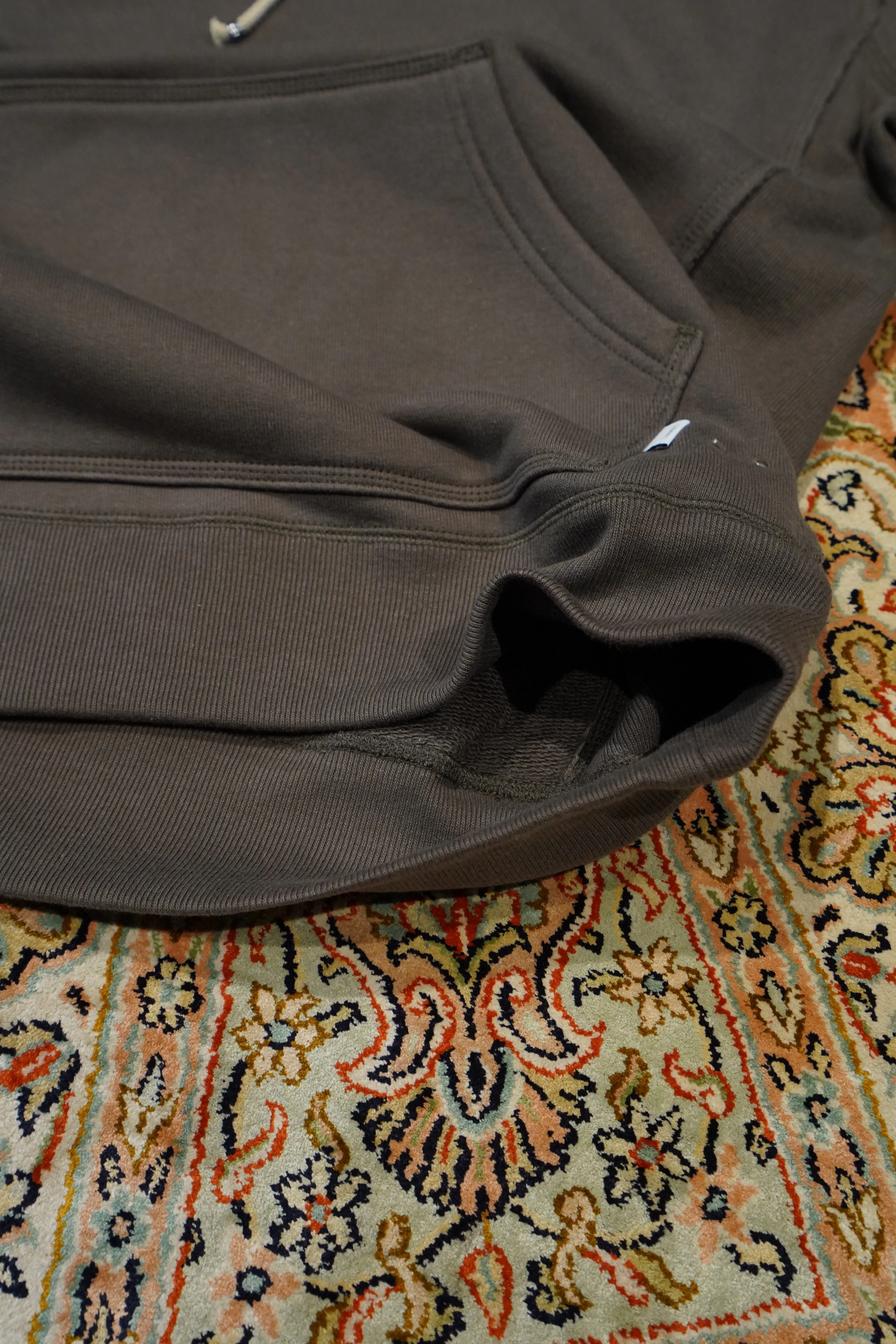 SUGARHILL RAW EDGE HOODIE (CHARCOAL BLACK)
