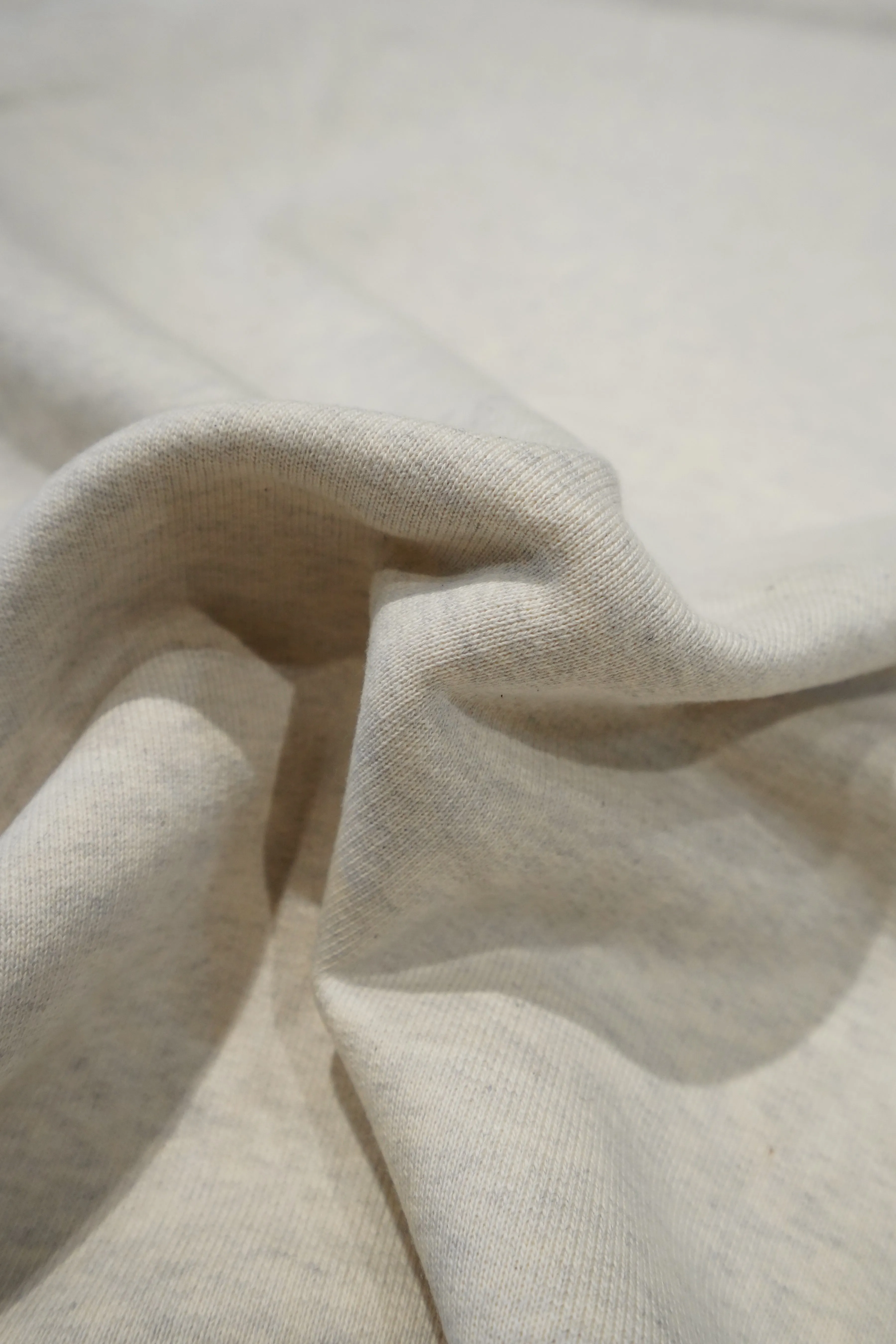 SUGARHILL RAW EDGE HOODIE (HEATHER WHITE)