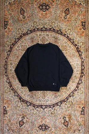 SUGARHILL RAW EDGE SWEAT SHIRT(BLACK)