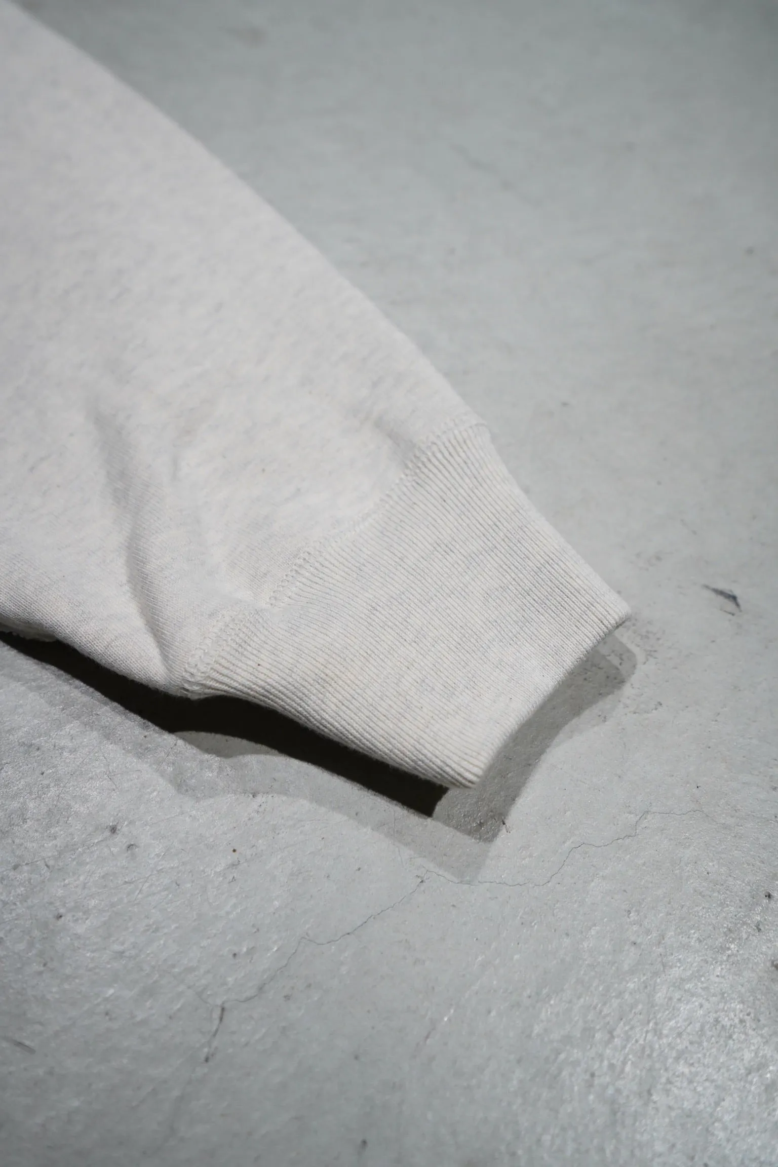 SUGARHILL RAW EDGE SWEAT SHIRT(WHITE)