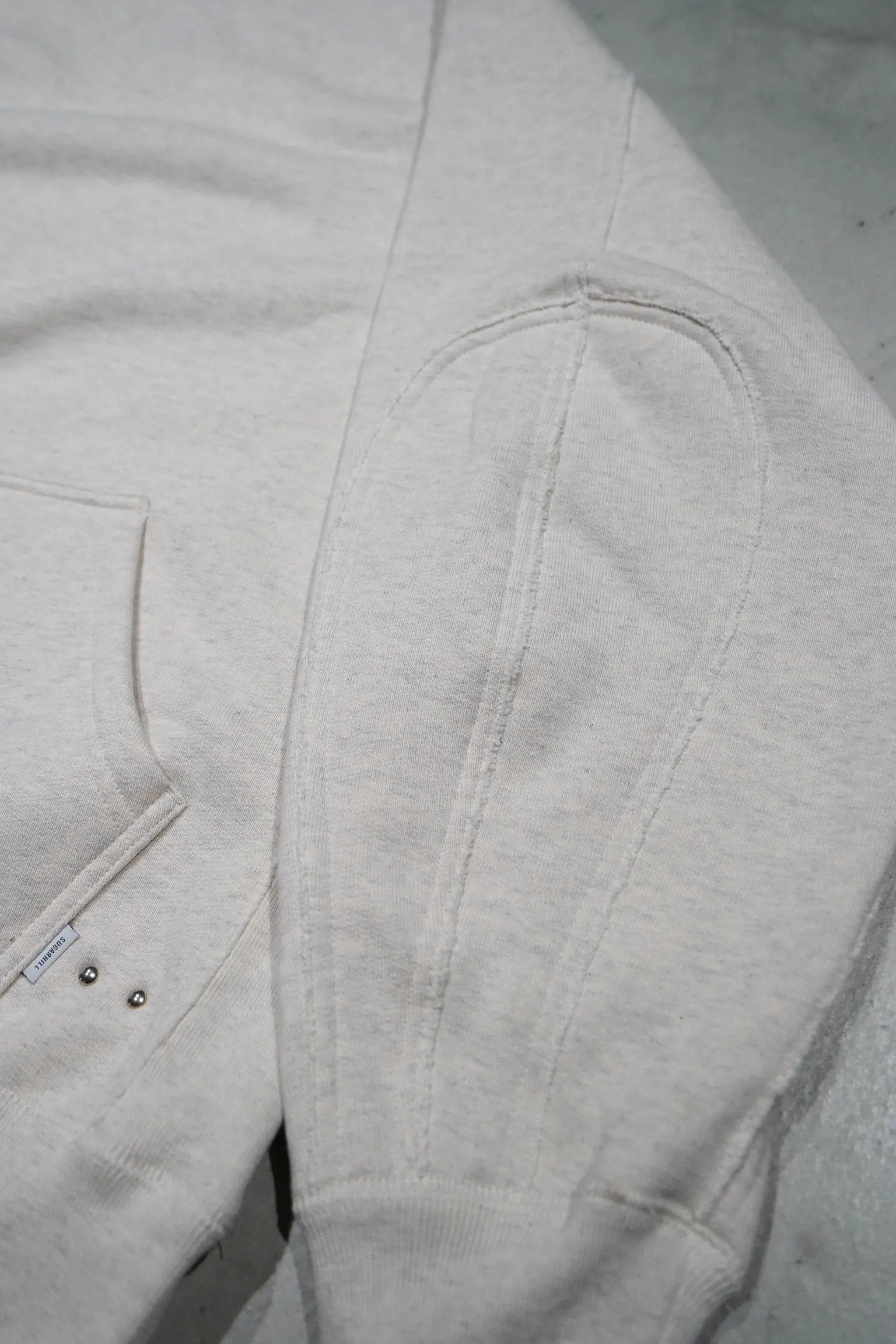 SUGARHILL RAW EDGE SWEAT SHIRT(WHITE)