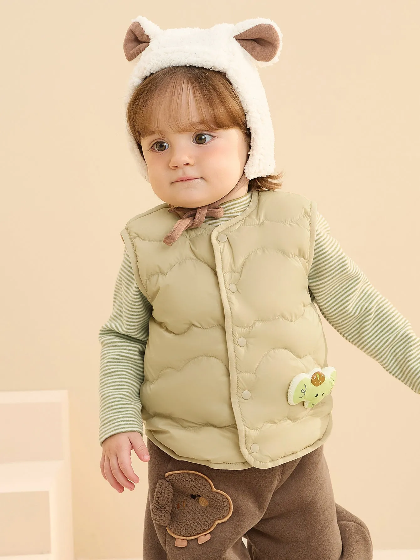 Unisex Baby Animal Shaped Vest