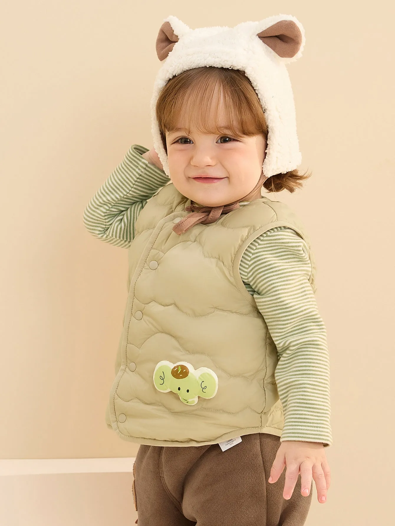 Unisex Baby Animal Shaped Vest