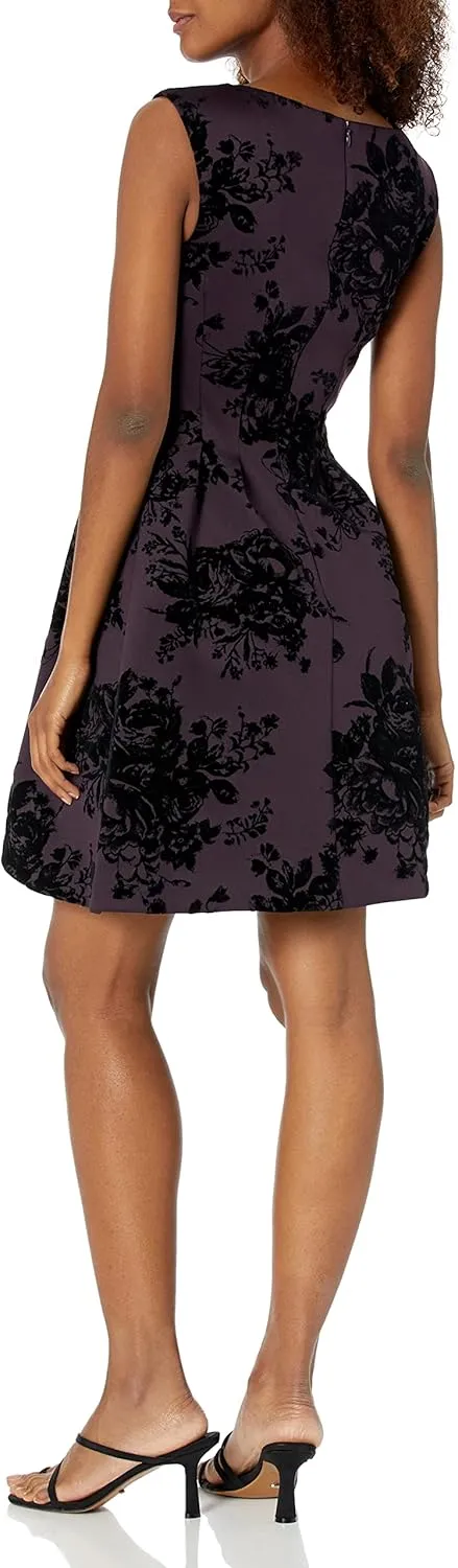 Vince Camuto Women's Formal Stretch Printed Dress
