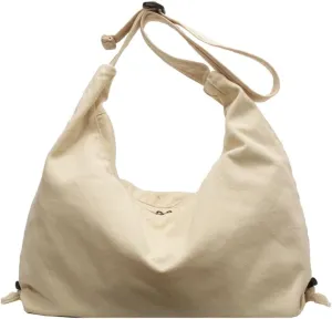 Vintage Soft Large Capacity Tote Bag Canvas Bag Casual Crossbody Bag Shoulder Handbag Purse Satchel Chic Hobo Bag For Women