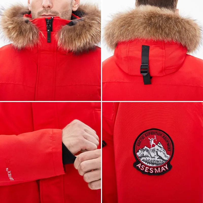Winter Jacket 2022 New High-quality 90% White Duck Down Men Coat For -30 Factory Price