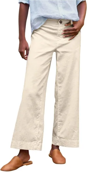Women Causal Pants Wide Leg high Waist Trousers Daily Solid Color Pocket Straight Leggings Pants Casual Jeans