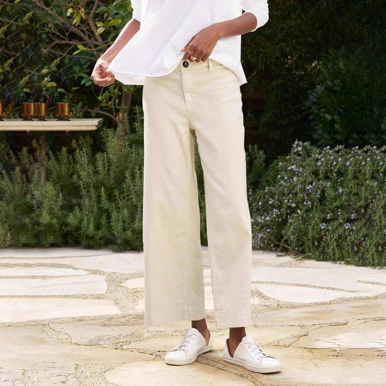 Women Causal Pants Wide Leg high Waist Trousers Daily Solid Color Pocket Straight Leggings Pants Casual Jeans