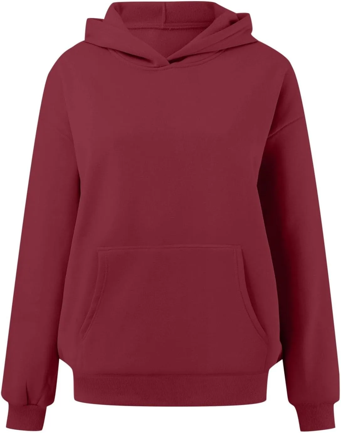 Women's Hoodies Pullover Sweatshirt Oversized Long Sleeve Comfy Fleece Casual Basic Sweatshirts 2024 Fall Outfits