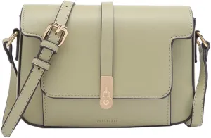 Women's PU Leather Satchel Purse Vintage Small Crossbody Messenger Bag Chic Phone Shoulder Bag Elegant Clutch Handbag