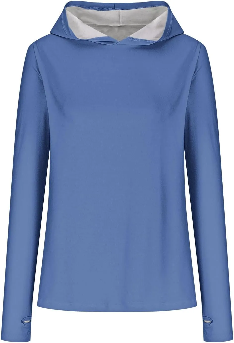 Womens Pullover Hoody Tops with Thumb Holes Plus Size Long Sleeve Fall Spring Shirts No Feece Not Sweatshirt Tops