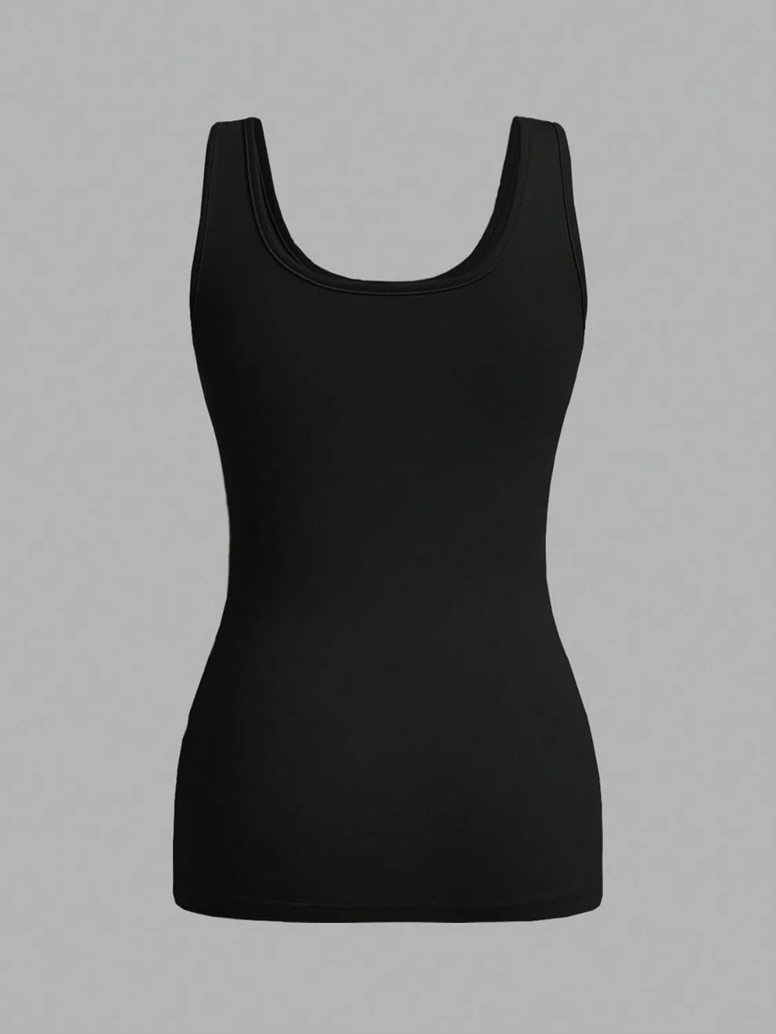 Womens Sleeveless Camisole Tank Tops Blouse Rib-Knit Solid Color Casual Camisole Top