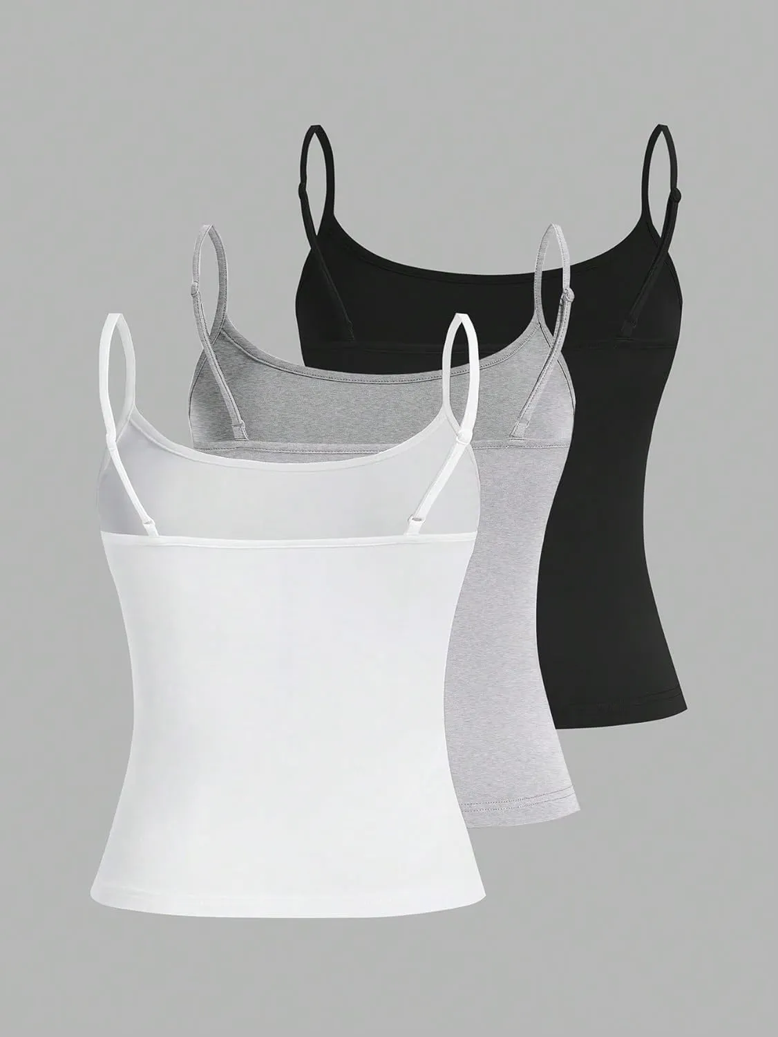Womens Sleeveless Camisole Tank Tops Blouse Spaghetti Strap Casual Sleeveless Cropped Camisole Top