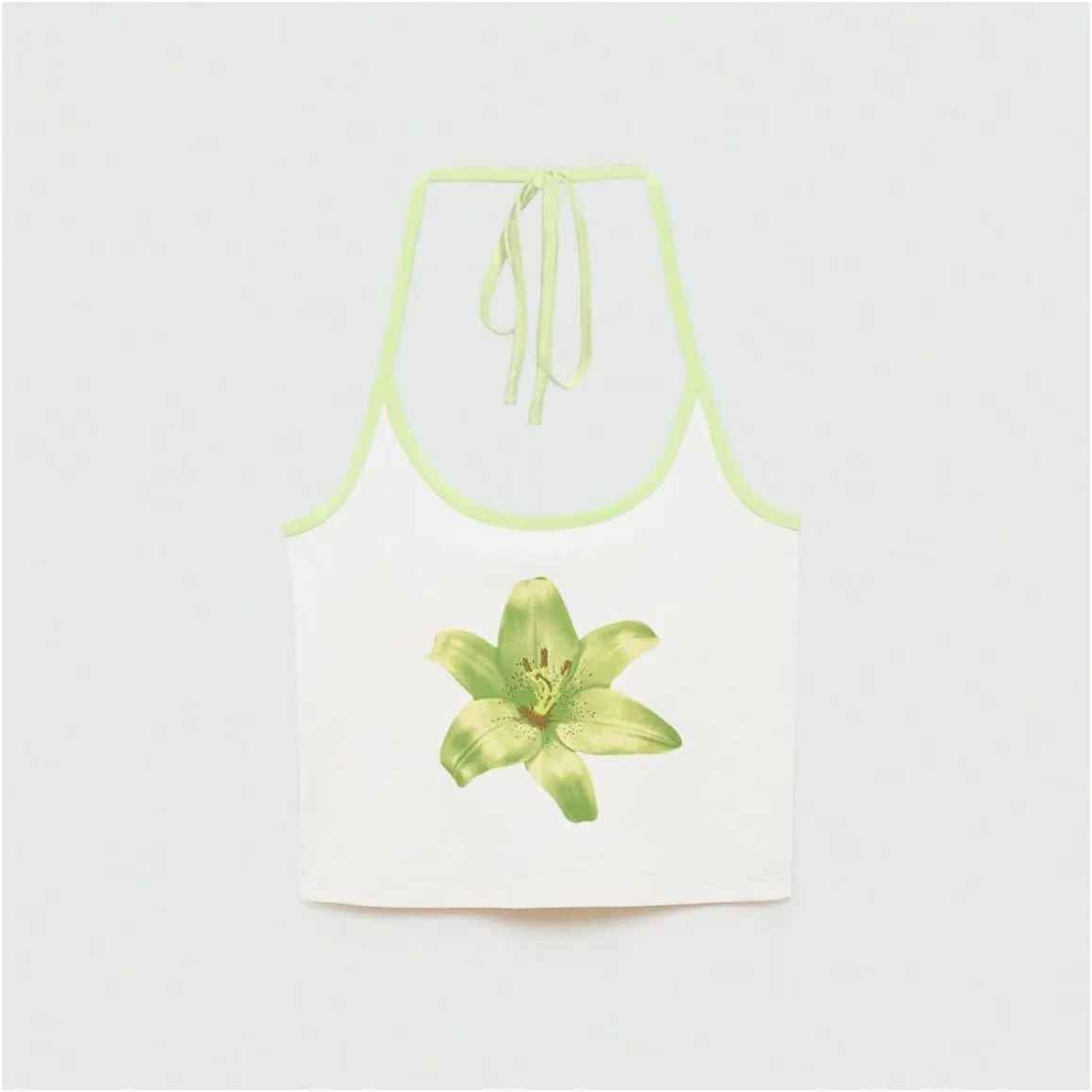 Women's Y2k Floral Tank Tops Graphic Square Neck Cami Flower Print Summer Going Out Camisole