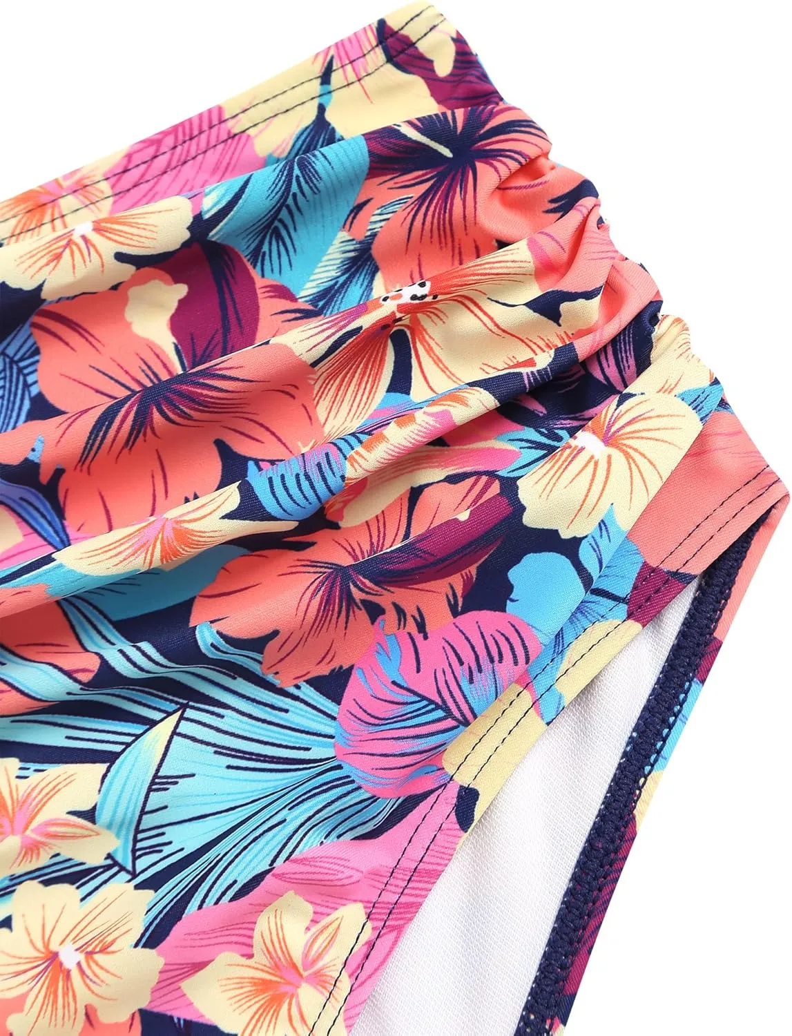 ZAFUL Women High Waisted Bikini Sets Two Piece Swimsuit Push Up Twist Front Ruched Bathing Suit